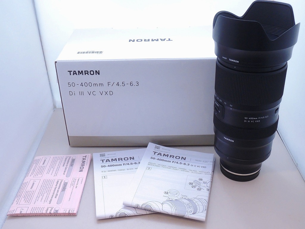 タムロン TAMRON Eマウント レンズ フルサイズ 50-400mm f4.5-6.3 Di III VC VXD拍卖