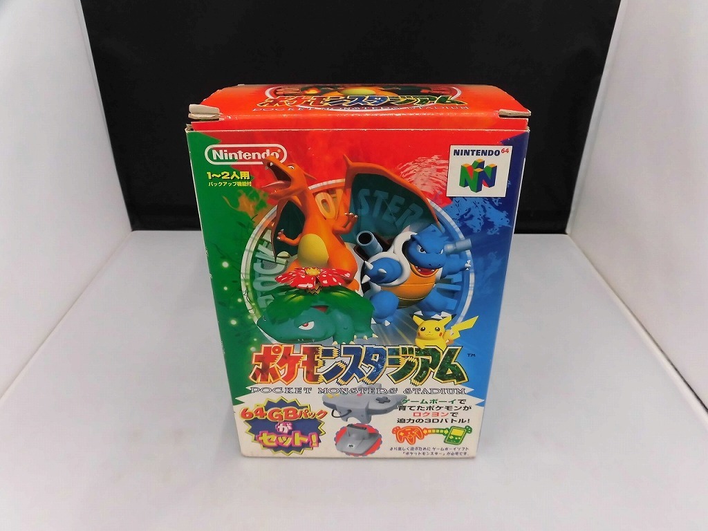 ニンテンドー Nintendo ニンテンドー64ソフト ポケモンスタジアム GBパック同梱 NUS-R-CPSJ(JPN)拍卖