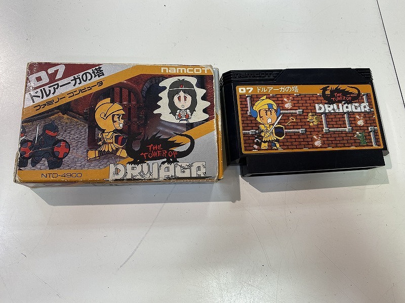 ナムコ namco ファミコン ソフト ドルアーガの塔 07 DRUAGA NTD-4900拍卖