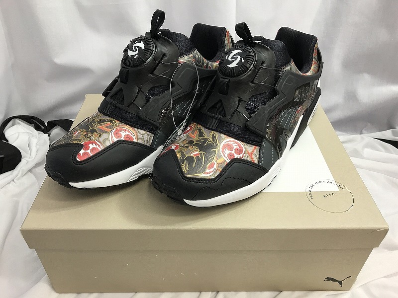 【未使用】 プーマ PUMA スニーカー DISC BLAZE ATOMOS TTT 26.5cm 393828-01拍卖