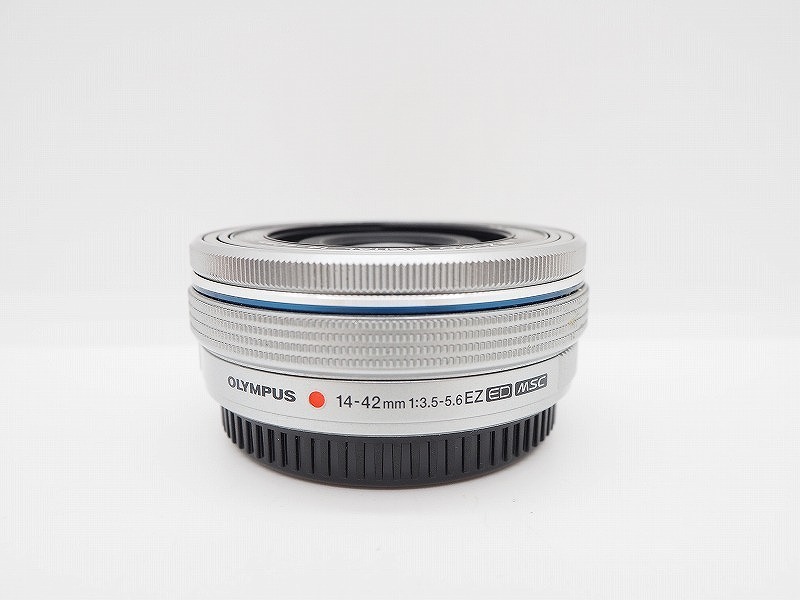 オリンパス OLYMPUS マイクロフォーサーズマウント レンズ シルバー M.ZUIKO DIGITAL ED 14-42mm F3.5-5.6 EZ拍卖