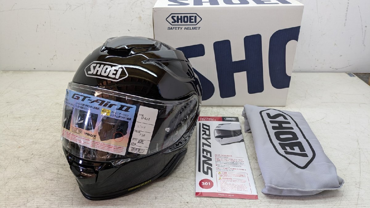 SHOEI ヘルメット GT-Air II BLACK XXLサイズ (新品未使用品)拍卖