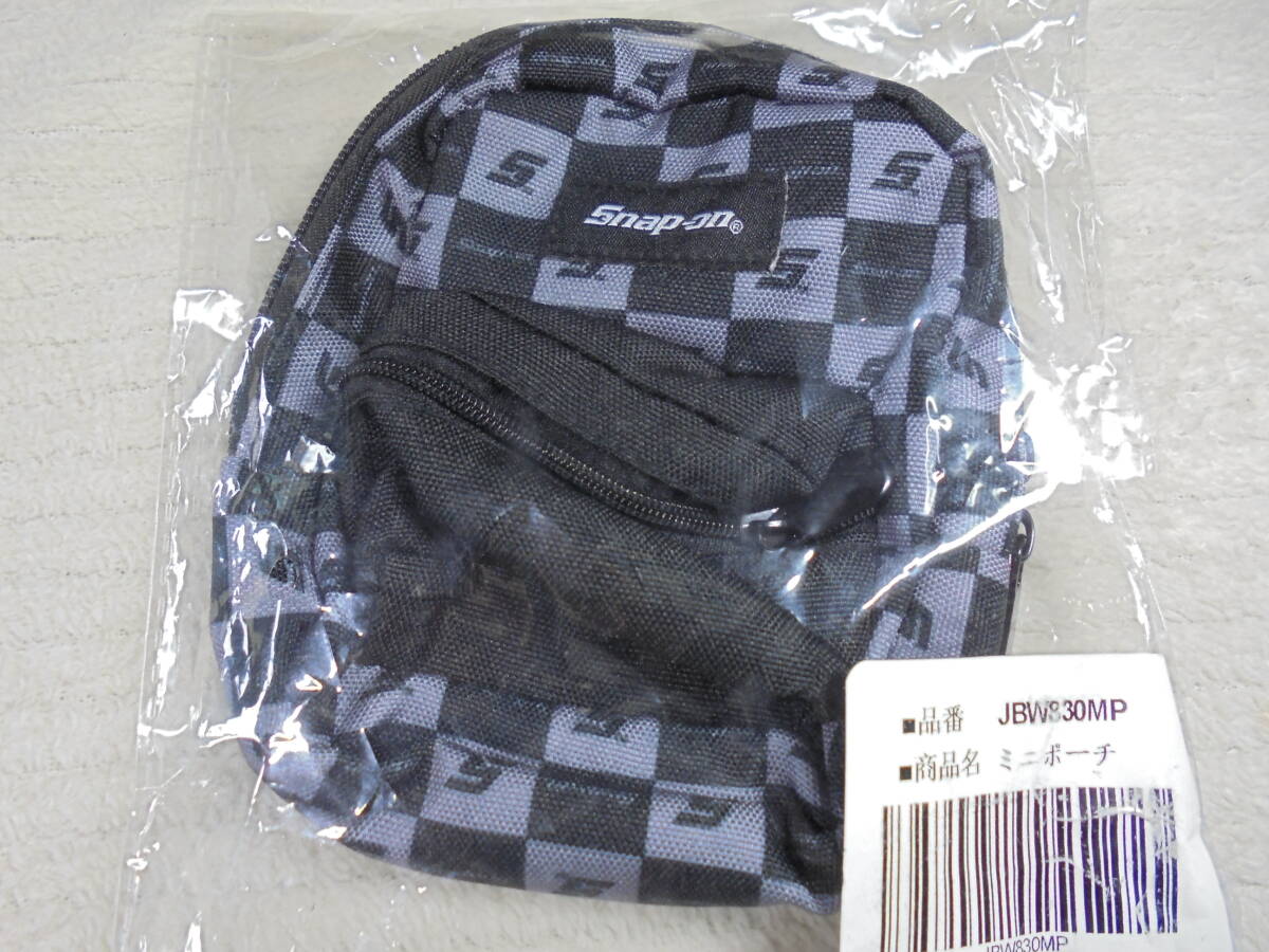 スナップオン 限定 リュック型ミニポーチ カラビナ付き拍卖