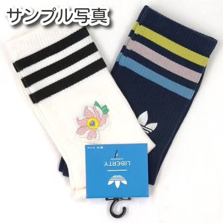 ★ adidas Originals × Liberty London ★ クルーソックス2足組 M 25-27cm アディダスオリジナルス リバティロンドン コラボ (新品未使用)拍卖