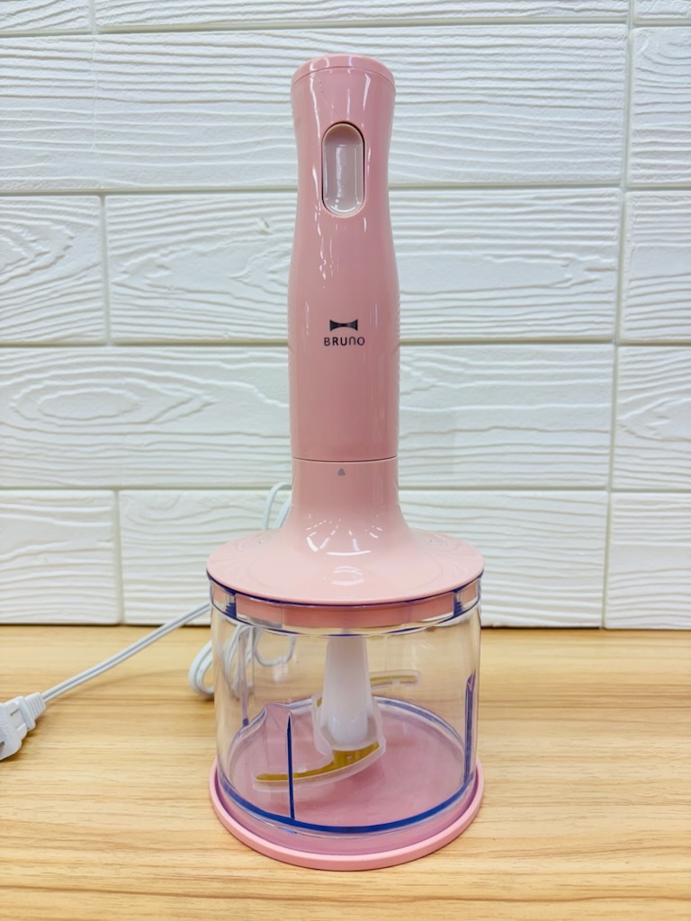 A625 展示品 動作確認済 BRUNO ブルーノ マルチスティックブレンダー ピンク 本体 ミキサーのみ拍卖