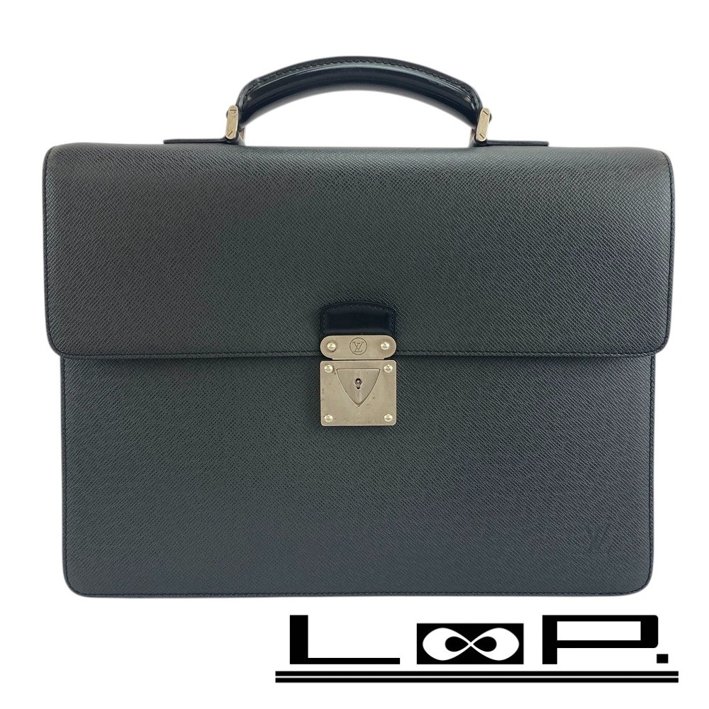 ■中古■ ルイヴィトン ロブスト1 ビジネス バッグ タイガ ブラック M31052 【419119】1拍卖