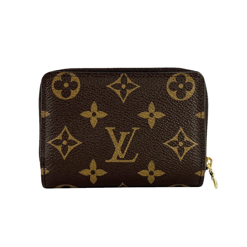 ■新同■ ルイヴィトン ポルトフォイユルー 二つ折り財布 モノグラム リバース ブラウン M81461 箱 【428593】9拍卖