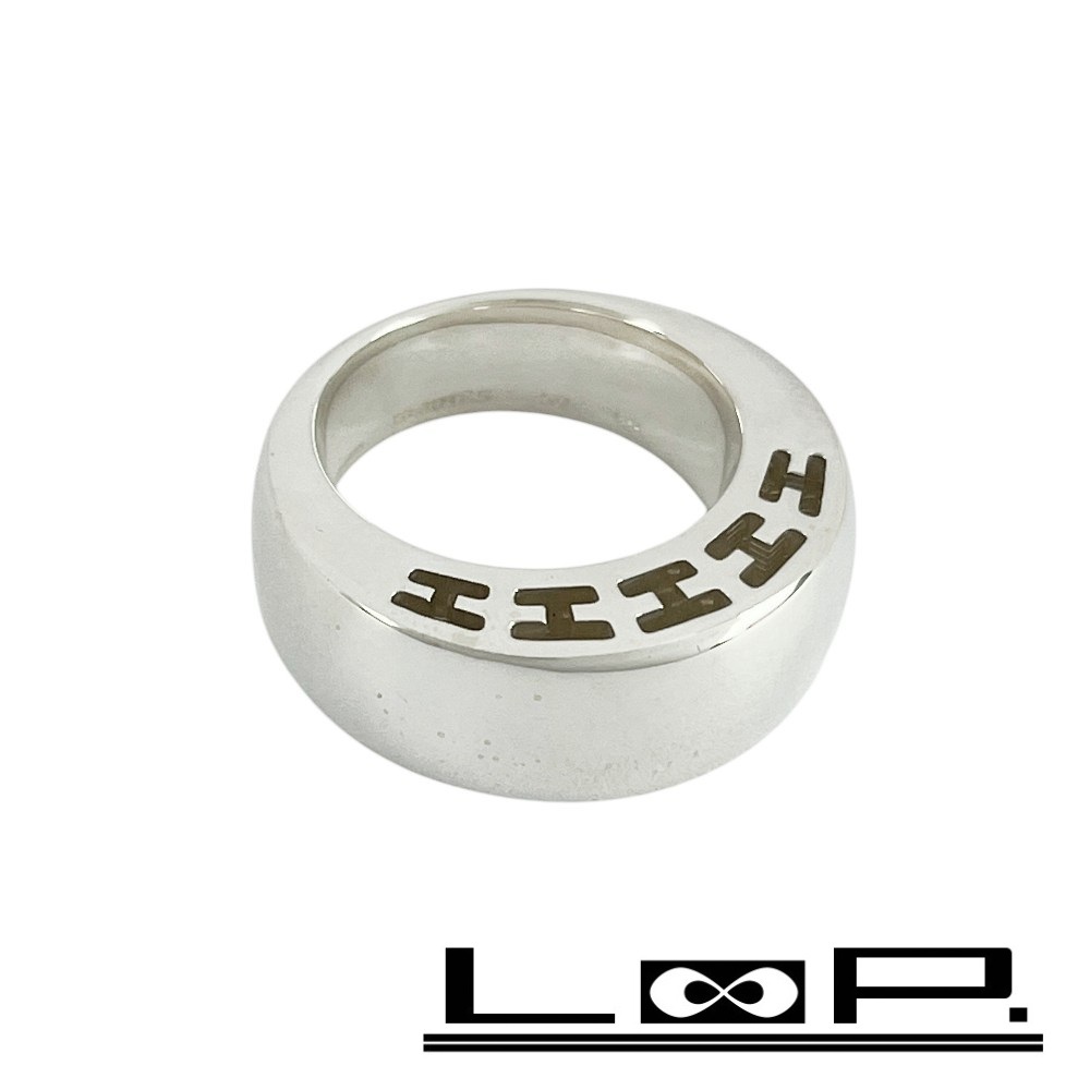 ■新同■磨き済■ エルメス クラルテ リング 指輪 アクセサリー シルバー SV925 26g #59 【395147】8拍卖