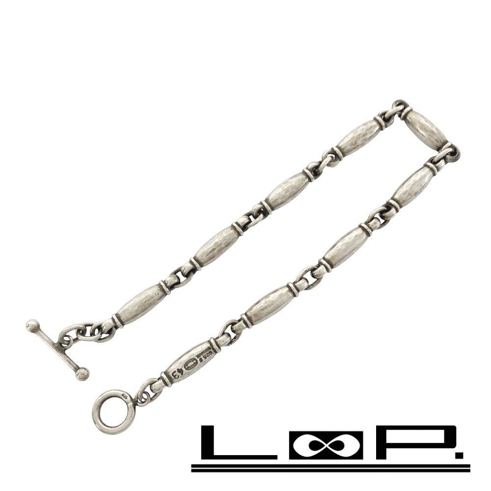 ■美品■ ジョージジェンセン ブレスレット アクセサリー 北欧 シルバー SV925 【434129】7拍卖