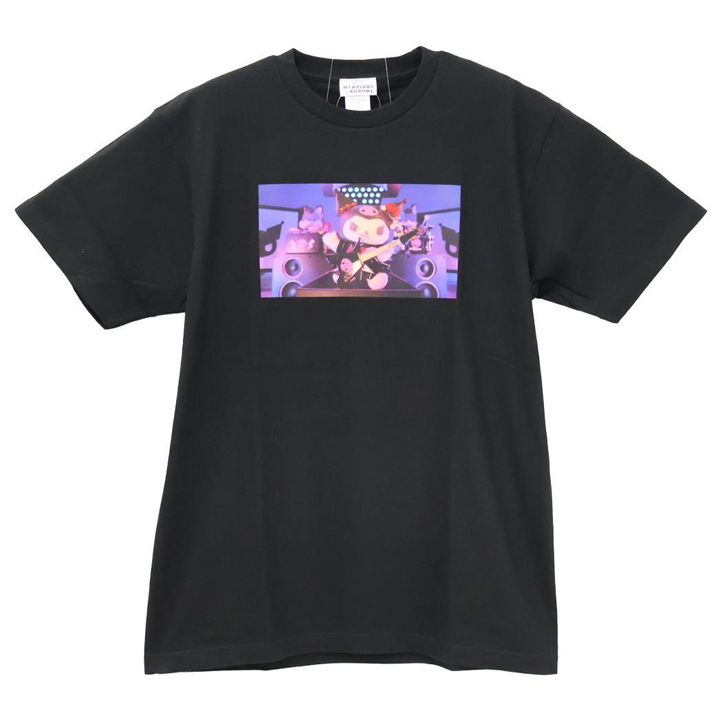 クロミ Tシャツ T-SHIRTS Netflix BK Lサイズ サンリオ ワタナベ 半袖 キャラクター グッズ拍卖