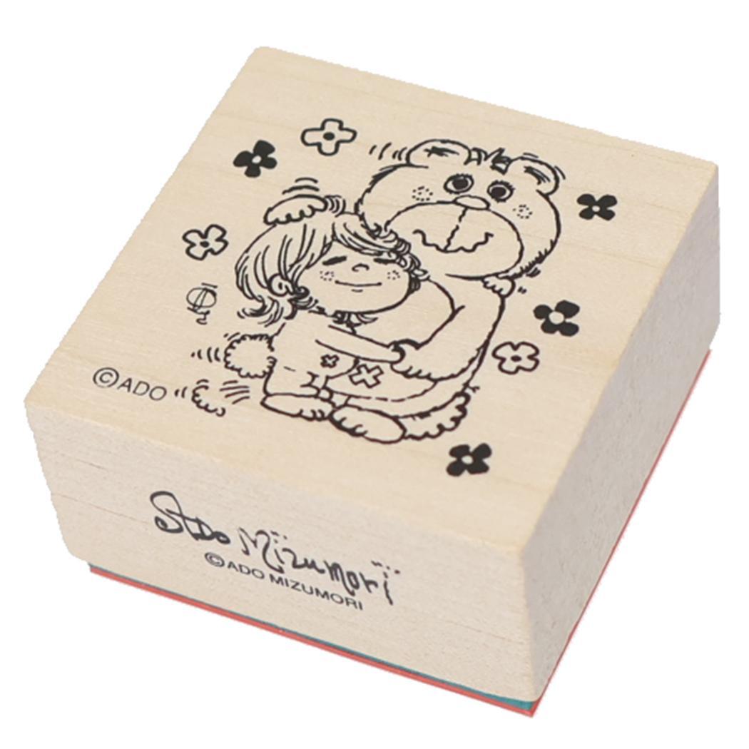 水森亜土 はんこ 木製スタンプ ベアー カミオジャパン 手帳デコ デコレーション キャラクター グッズ拍卖