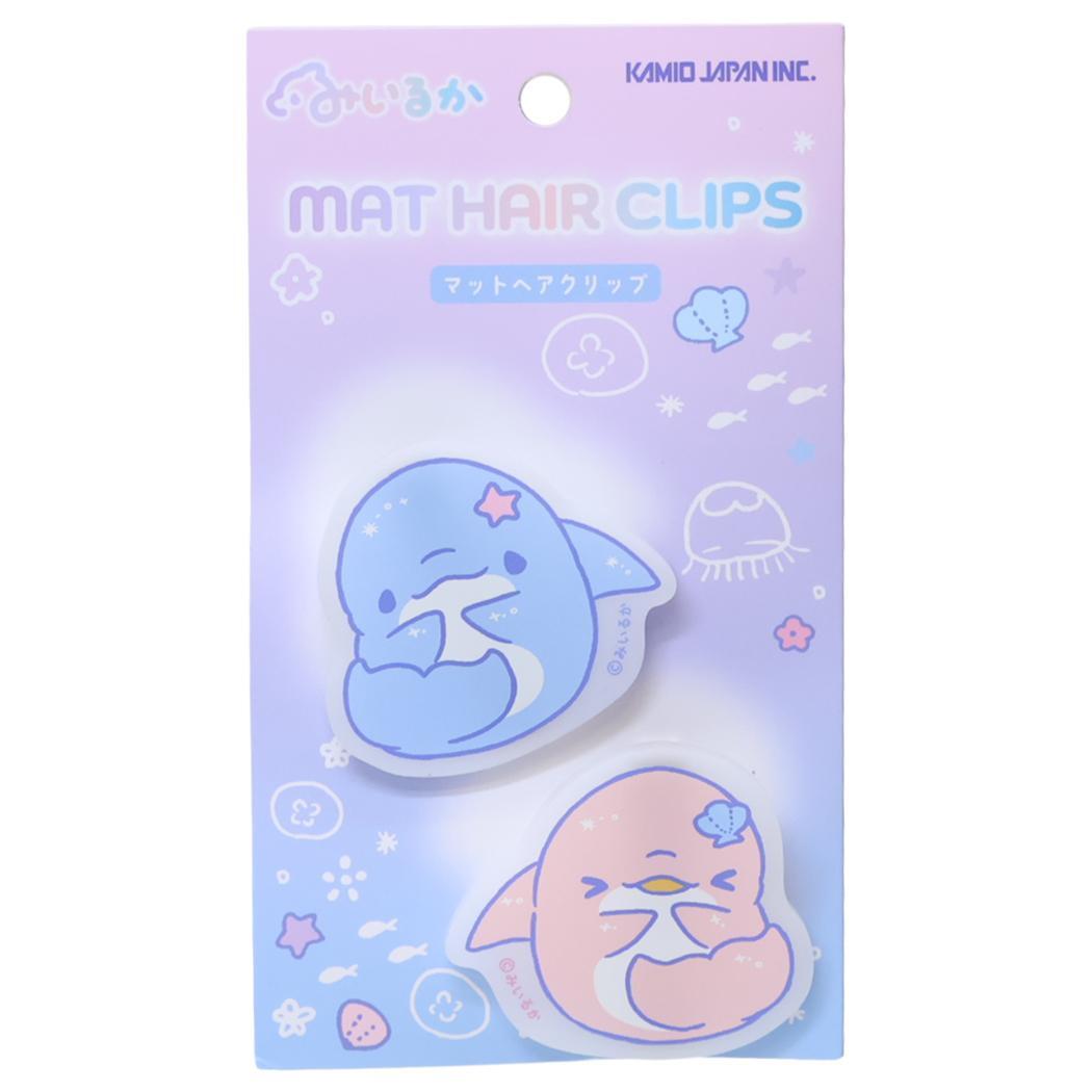 ゆるいるか ヘアアクセ マットヘアクリップ カミオジャパン 前髪クリップ かわいい グッズ拍卖