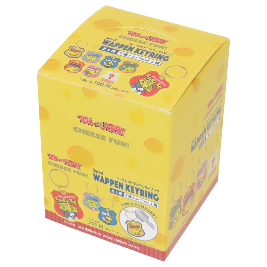 トムとジェリー キーホルダー シークレットワッペンキーリング 全8種 8個入セット CHEESE FUN! ワーナーブラザース テ拍卖