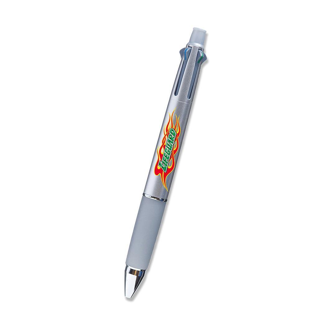 ライフカード LIFEGUARD シャープペン&黒赤青緑4色ボールペン ジェットストリーム 多機能ペン4&1 ボール径0.7mm拍卖