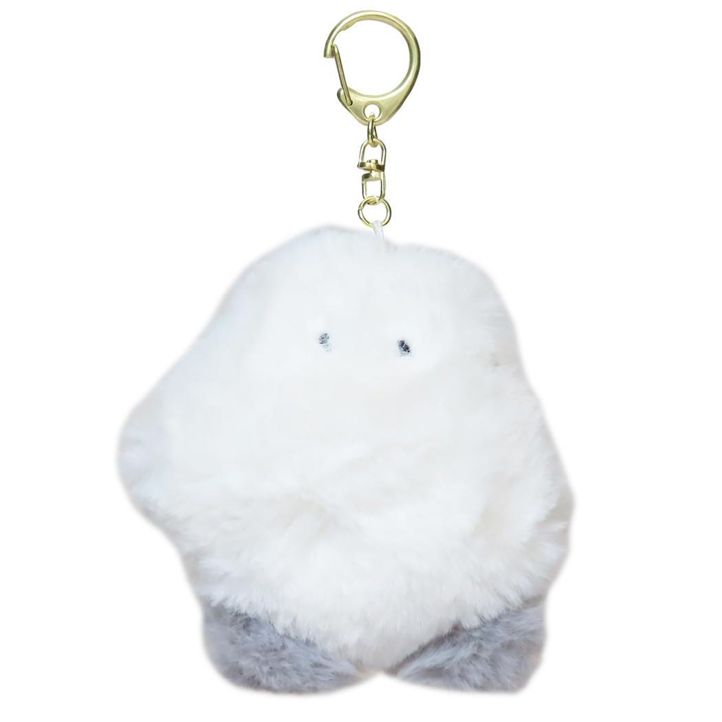 ファーオバケ キーリング チャーム ホワイト フレンズヒル バッグチャーム かわいい グッズ拍卖