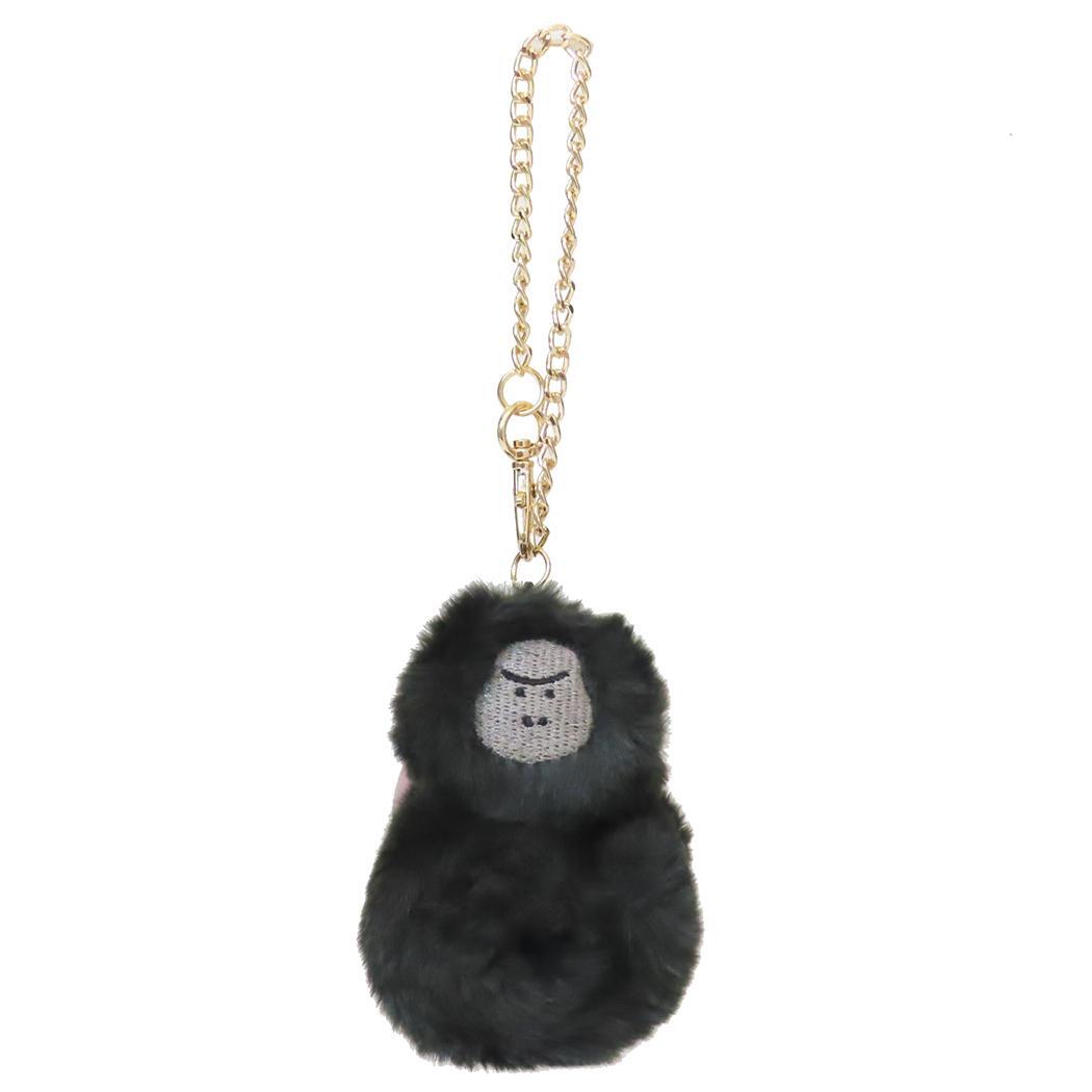 ファーゴリラ バッグチャーム グローブホルダー ブラック フレンズヒル 手袋ホルダー かわいい グッズ拍卖