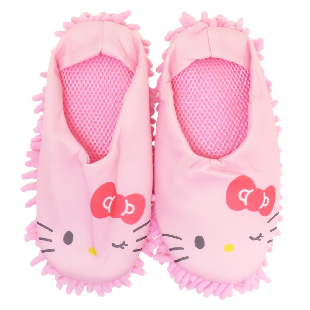 ハローキティ お掃除スリッパ おそうじルームシューズ キュート サンリオ ジェイズプランニング プレゼント キャラクター グッズ拍卖