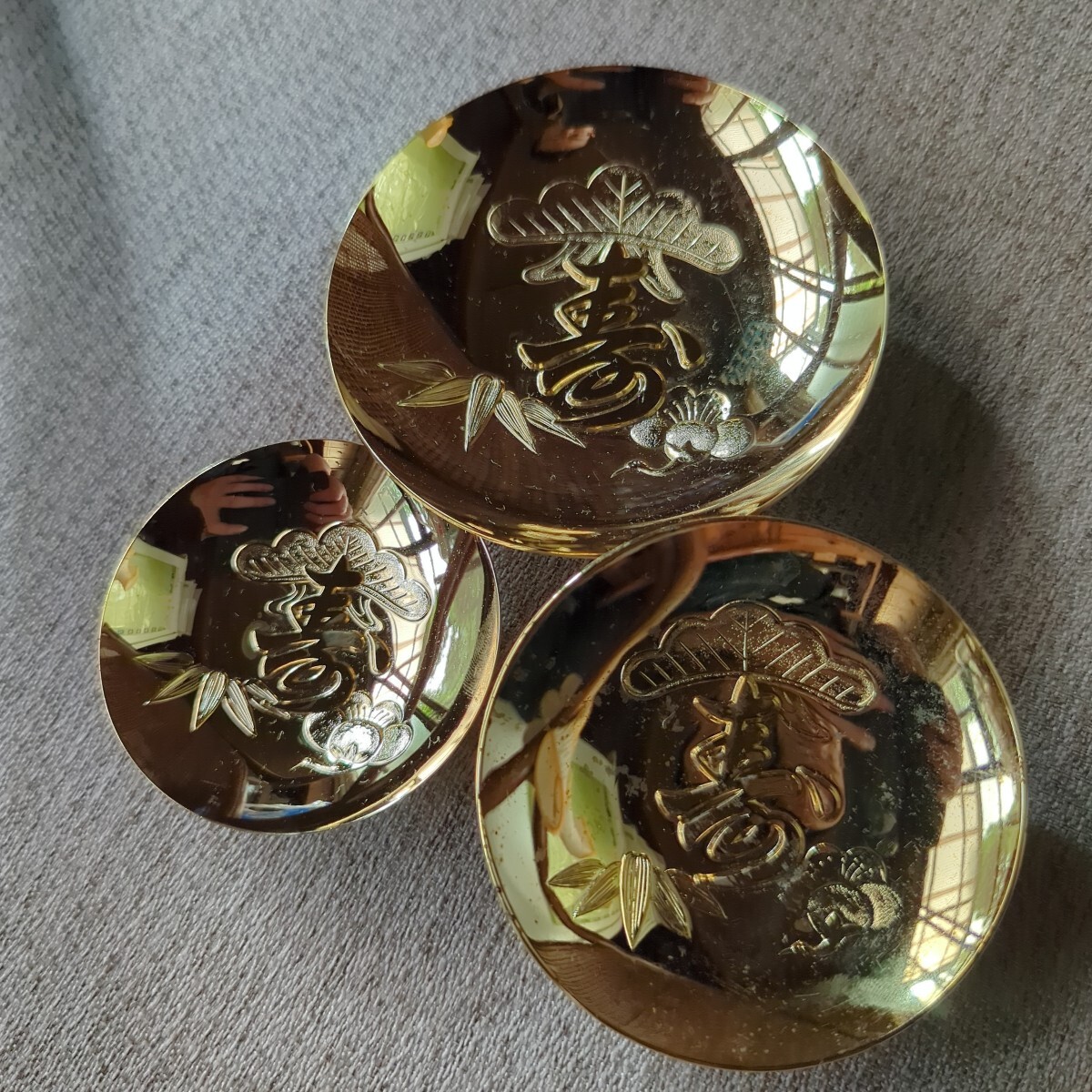 金杯 24kgpの金杯 刻印有り 金メッキ 盃拍卖