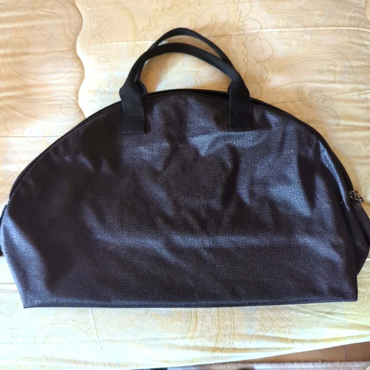 【BORBONESE】ボルボネーゼ★ボストンバッグ★大容量軽量★ ブラック トラベルバッグ 黒拍卖