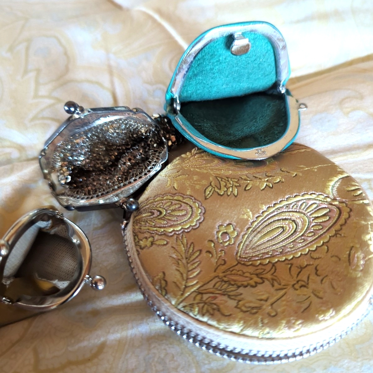 【まとめ売り】小物入れ 小銭入れ アクセサリーケース アンティーク レトロ拍卖