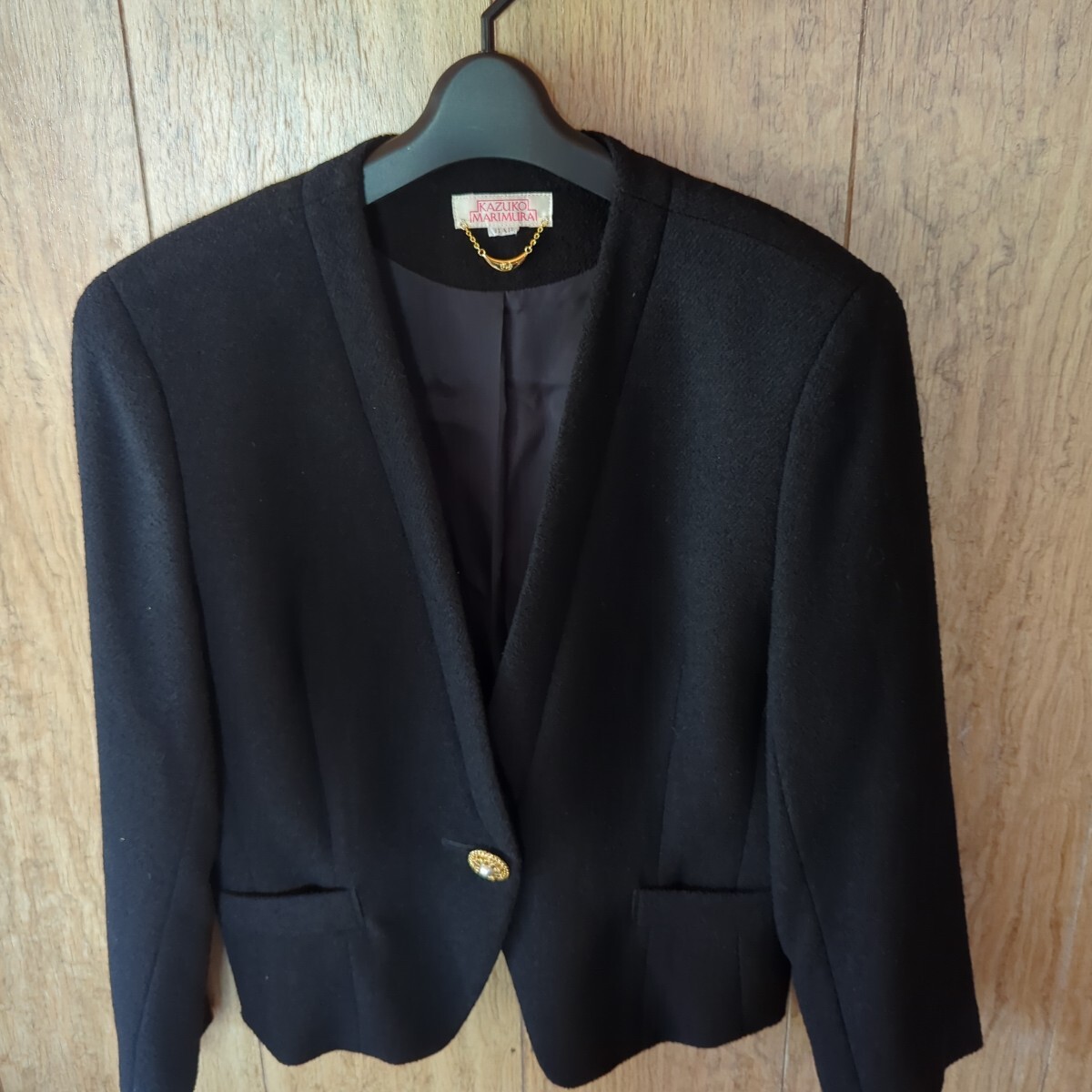 【KAZUKO MARIMURA】 ブラック ジャケット 黒拍卖