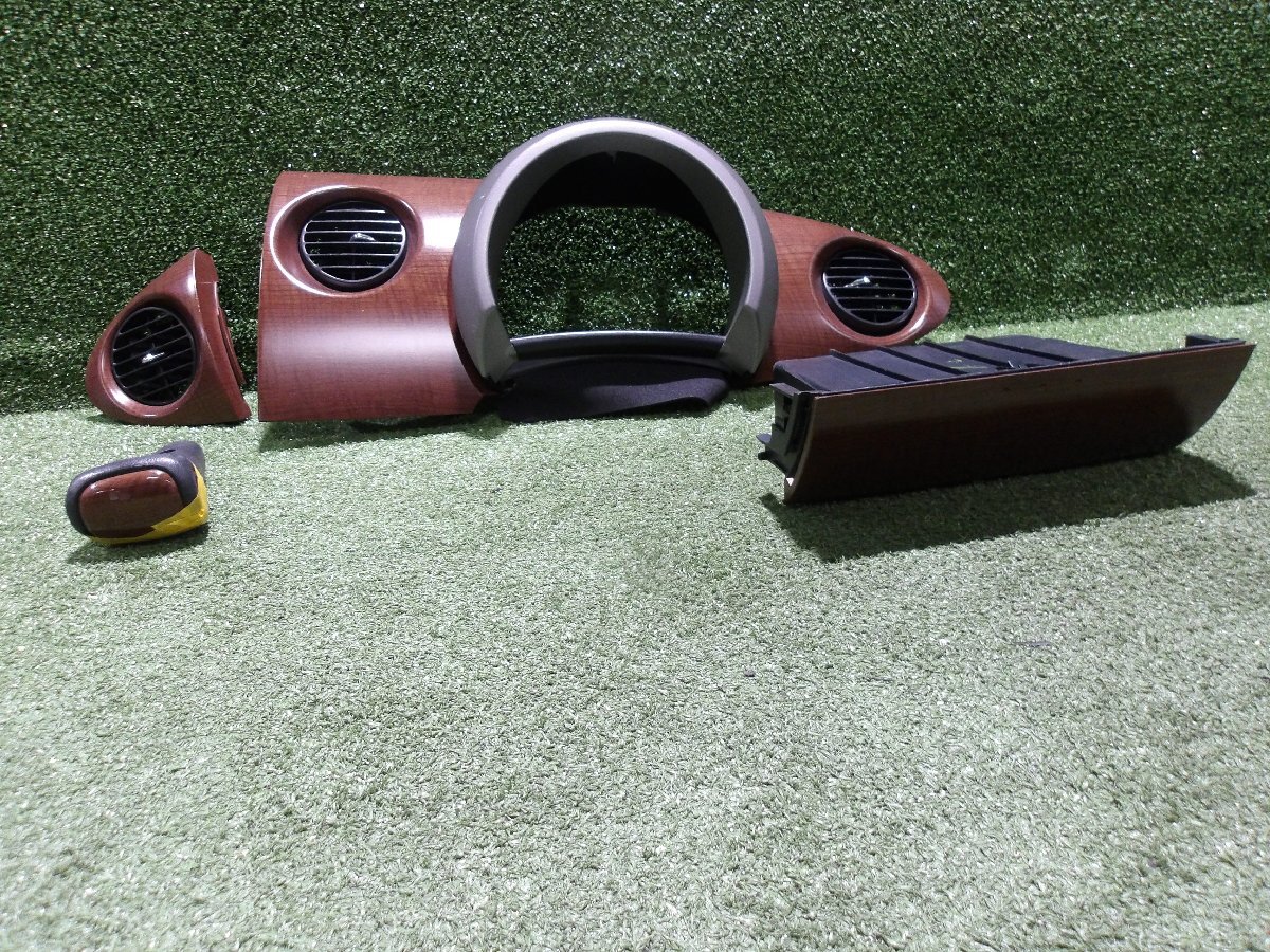 《個人宅発送不可》◇◇ ダイハツ ミラジーノ L650S 純正 インテリアパネルセット 木目調 55411-B2330 55359-B2040 ◇◇拍卖