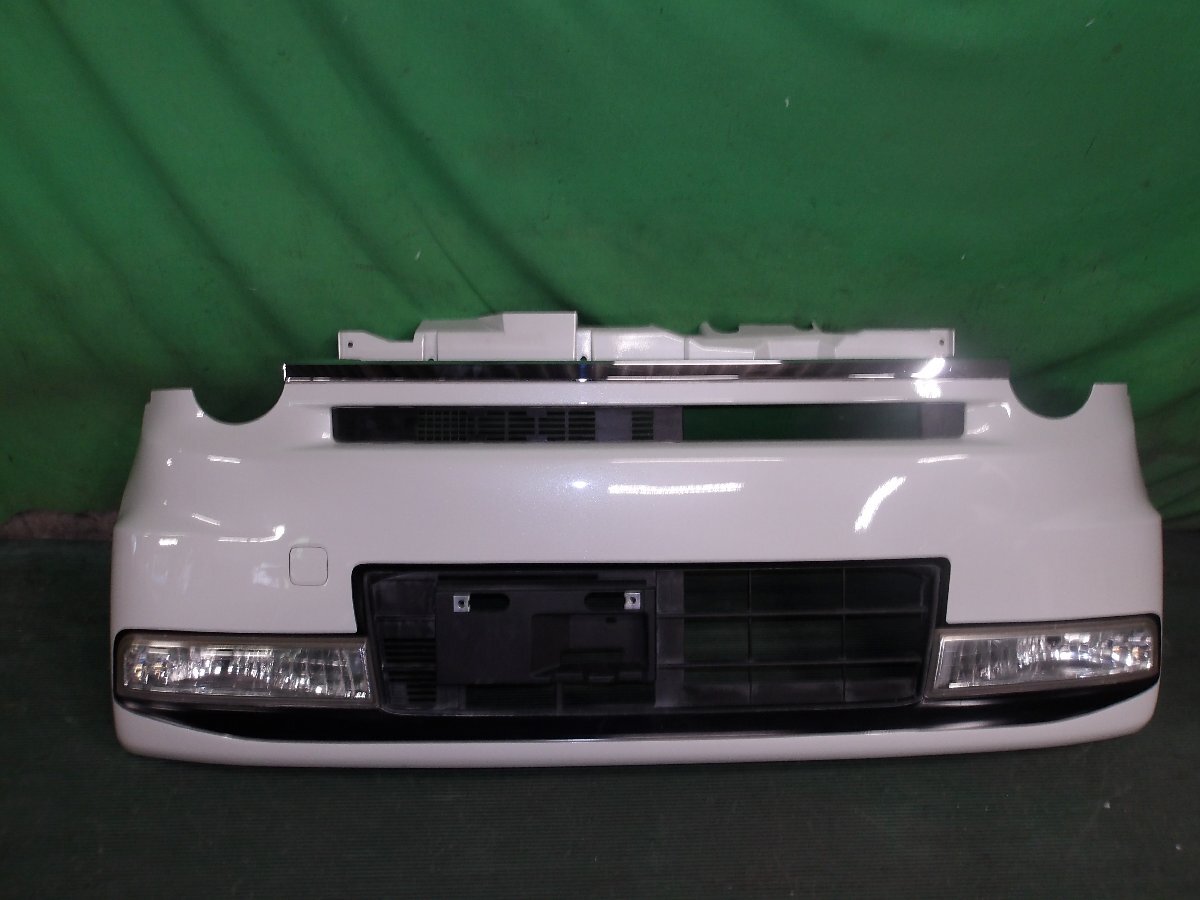 《個人宅発送不可》◇◇ダイハツ ムーブコンテ L585S/L575S 純正 フロントバンパー フォグ付 塗分け(自家塗装)◇◇ 拍卖