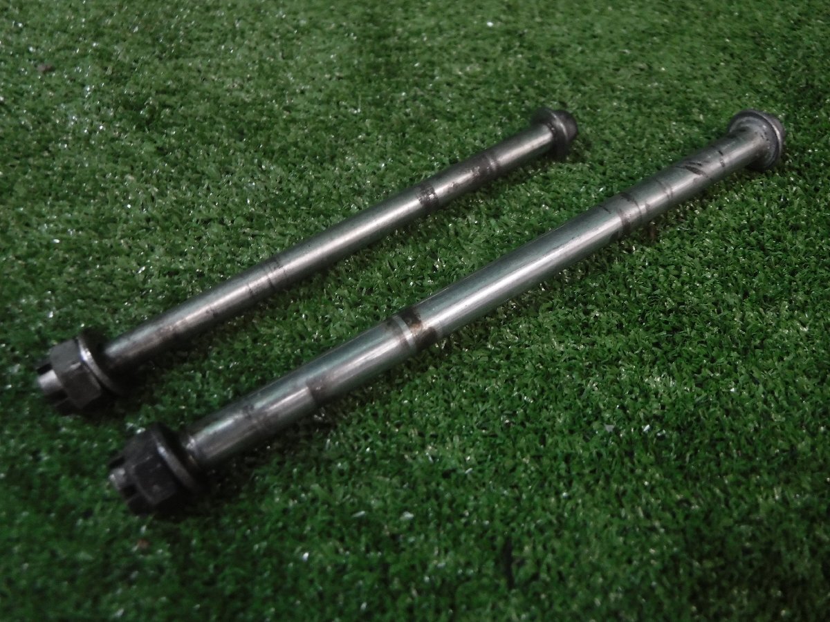 【B】カワサキ レオスター120 LEOSTER AS120C アクスルシャフト 前後セット拍卖