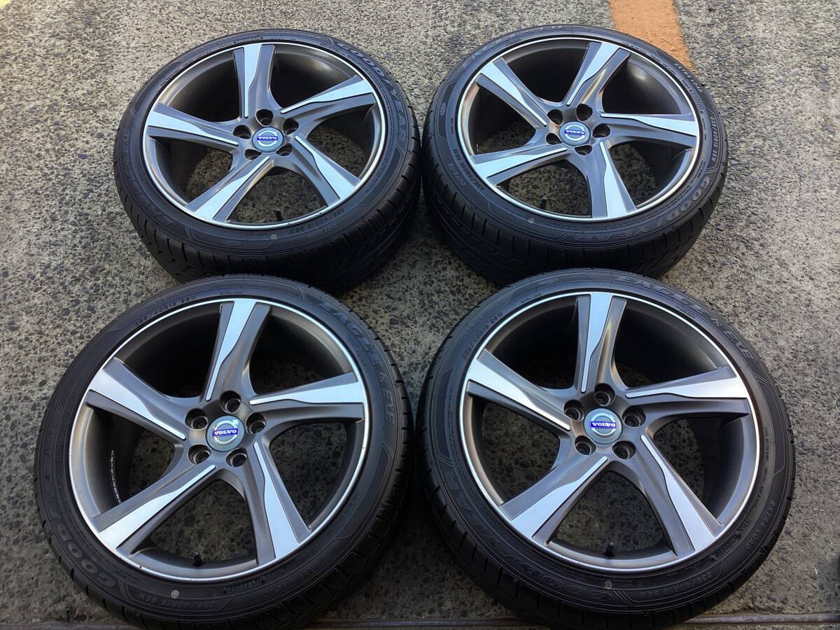 M8857 VOLVO S60 V60 純正 8J +55 108 5H 63.4Φ 18インチアルミ&235/40R18 夏タイヤ4本セット☆彡 純正品番 31317640拍卖