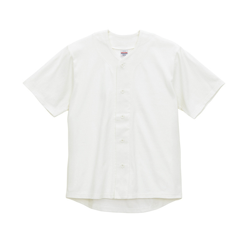 UnitedAthle4982 8.5オンス コットン ジャージー ベースボールシャツ アッシュ M 送料無料拍卖