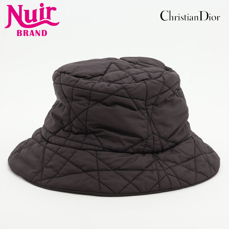 クリスチャンディオール Christian Dior ハット テディ―D マクロカナージュ ハット 58 ブラック拍卖