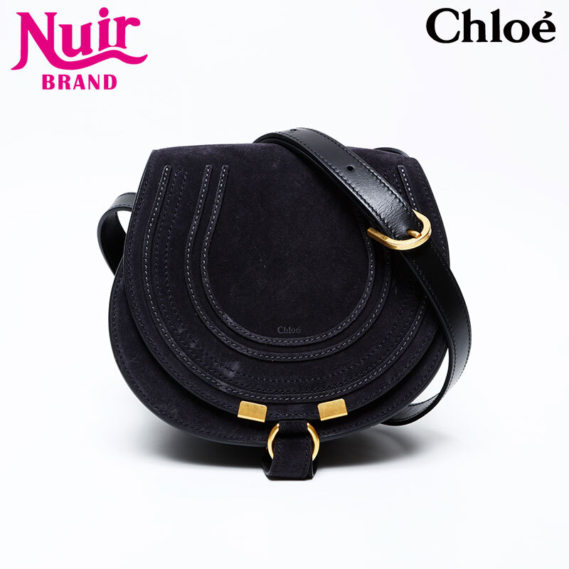 クロエ Chloe ショルダーバッグ レザー マーシー ブラック拍卖