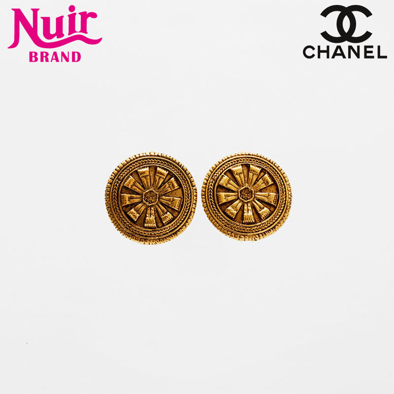 シャネル CHANEL イヤリング ラウンド ゴールド拍卖