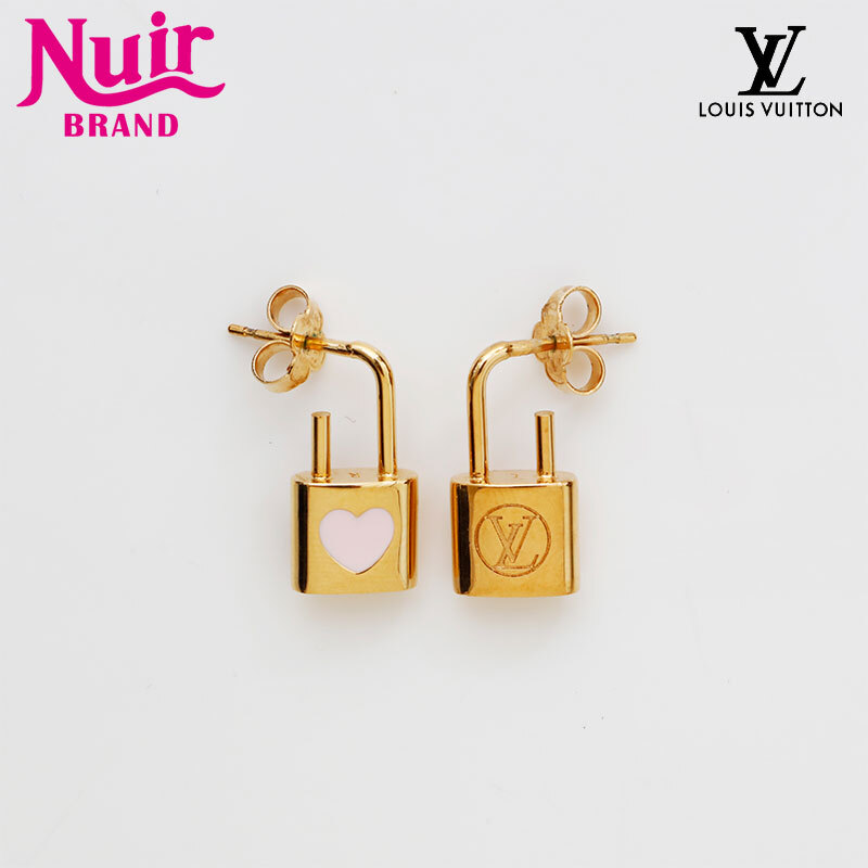 ルイ・ヴィトン LOUIS VUITTON ピアス 2020製 ロゴ ハート カデナ ゴールド拍卖