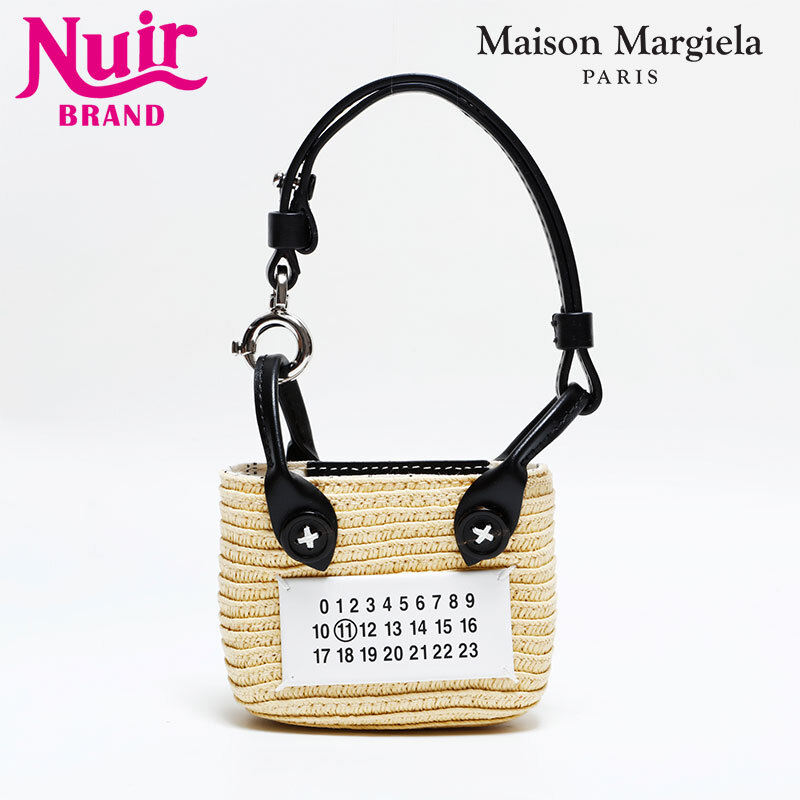 その他ブランド キーホルダー Maison Margiela メゾン マルジェラ マイクロ セル ロース ミニ バッグ ベージュ拍卖