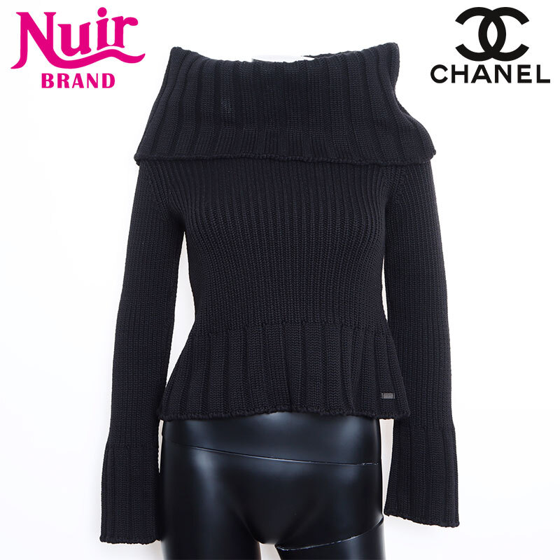 シャネル CHANEL ニット Size:42 99A 1999年 ブラック拍卖