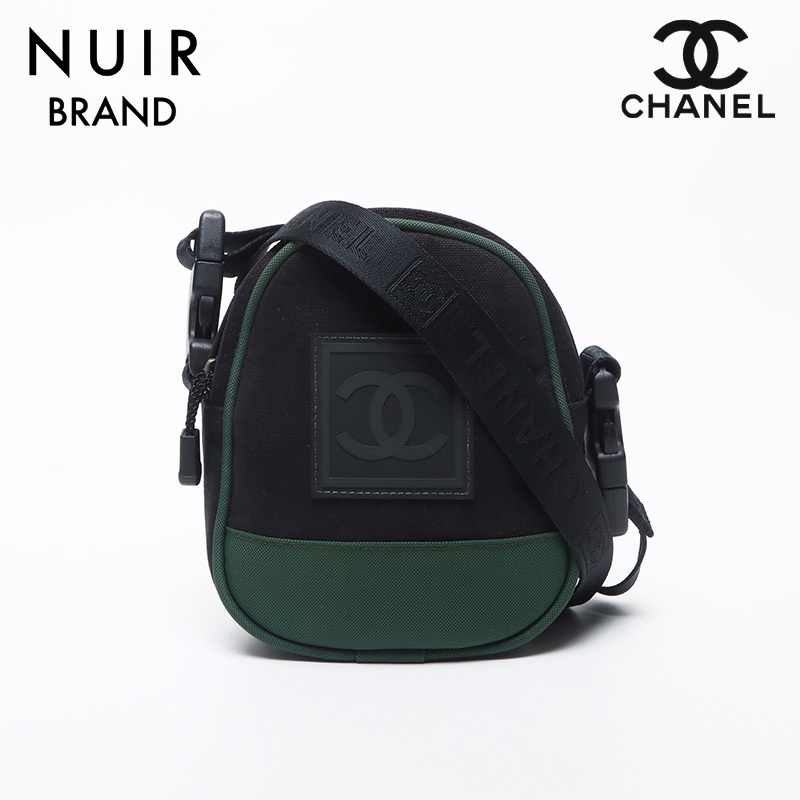 シャネル CHANEL ショルダーバッグ 8番台 スポーツライン ココマーク ブラック拍卖