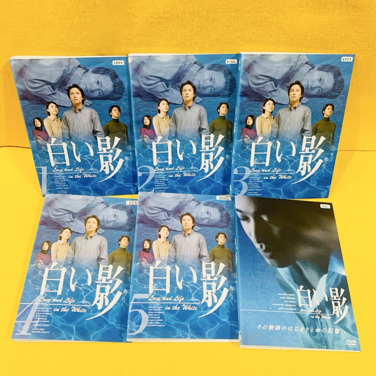 白い影 TV版 全巻 + スペシャル その物語のはじまりと命の記憶 全6巻 DVD 中居正広 竹内涼子拍卖