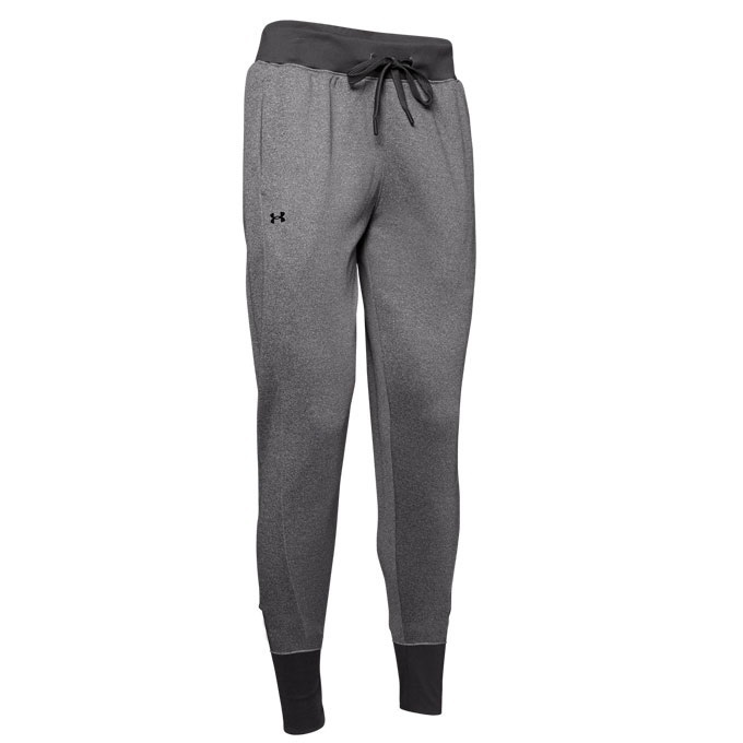 【KCM】Z-under-520-SM★展示品★【アンダーアーマー】レディース フリースジョガーパンツ 裏起毛 1317895 チャコールグレー サイズSM拍卖