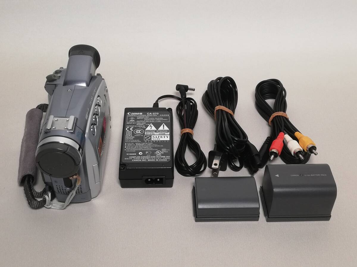 【再生OK】キャノン Canon DM-FV400 18x MiniDV ビデオカメラ拍卖