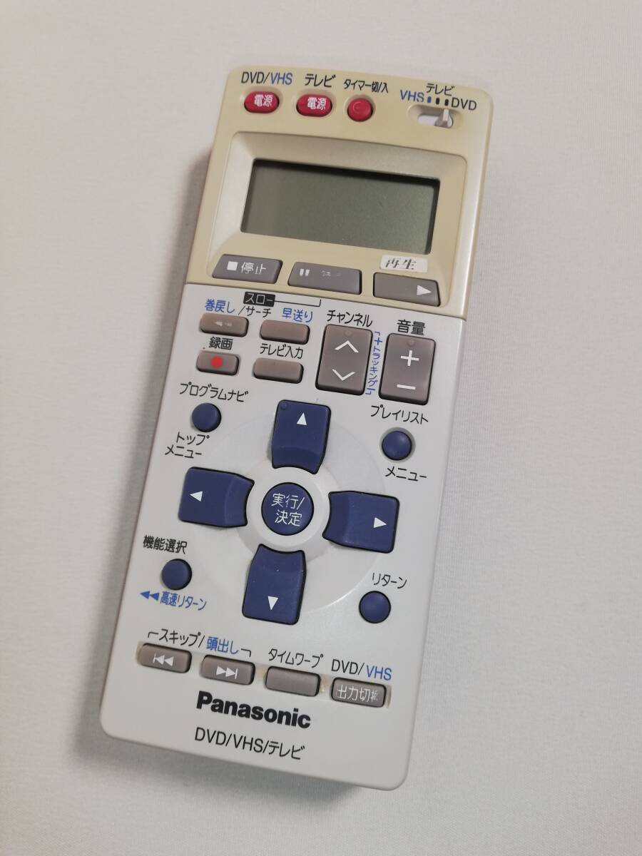 【動作確認済】Panasonic パナソニック リモコン EUR7906KC0 DVD VHS ビデオデッキ 拍卖