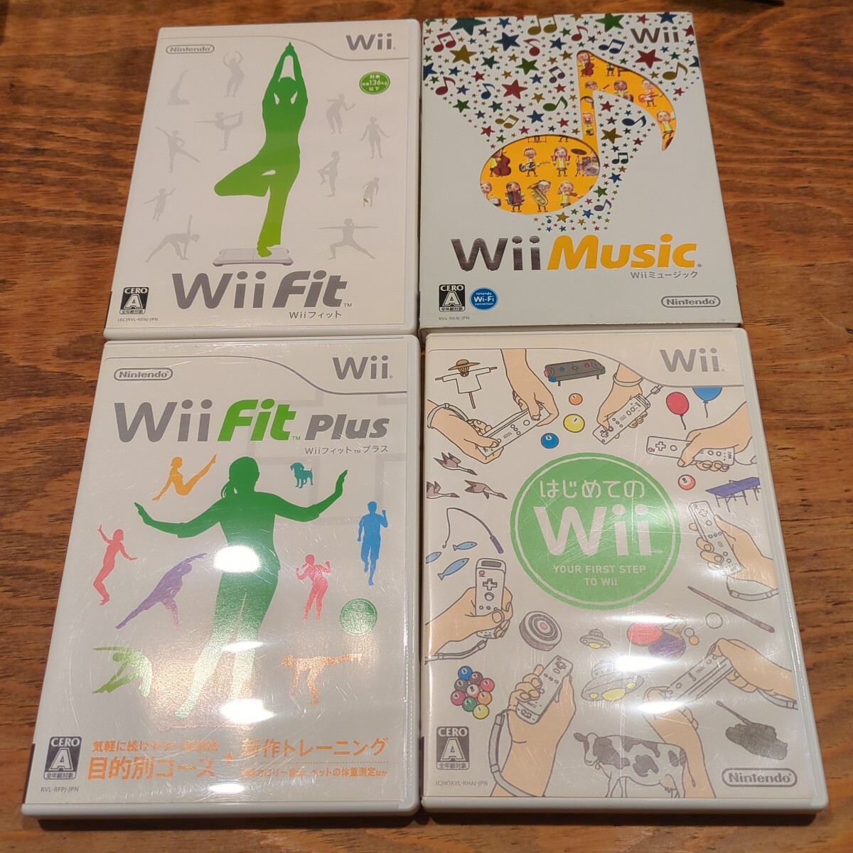 【お441】wiiソフトまとめ売り4本セット Wii ソフト拍卖