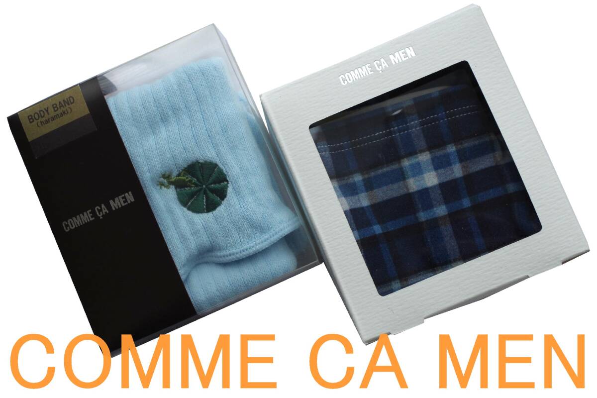 即決●コムサメン COMME CA MEN ボディーバンド(腹巻)2枚組(M-L)№4 新品 46%OFF拍卖