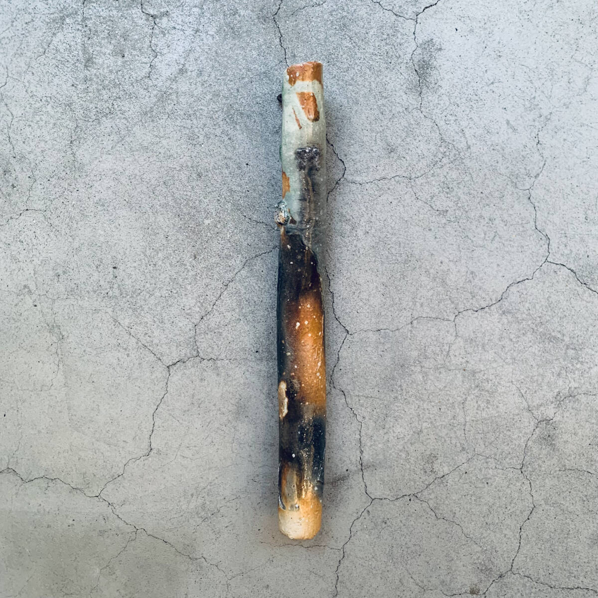 【真作保証】辻村史朗「掛花入」刻サイン 共箱 美品拍卖