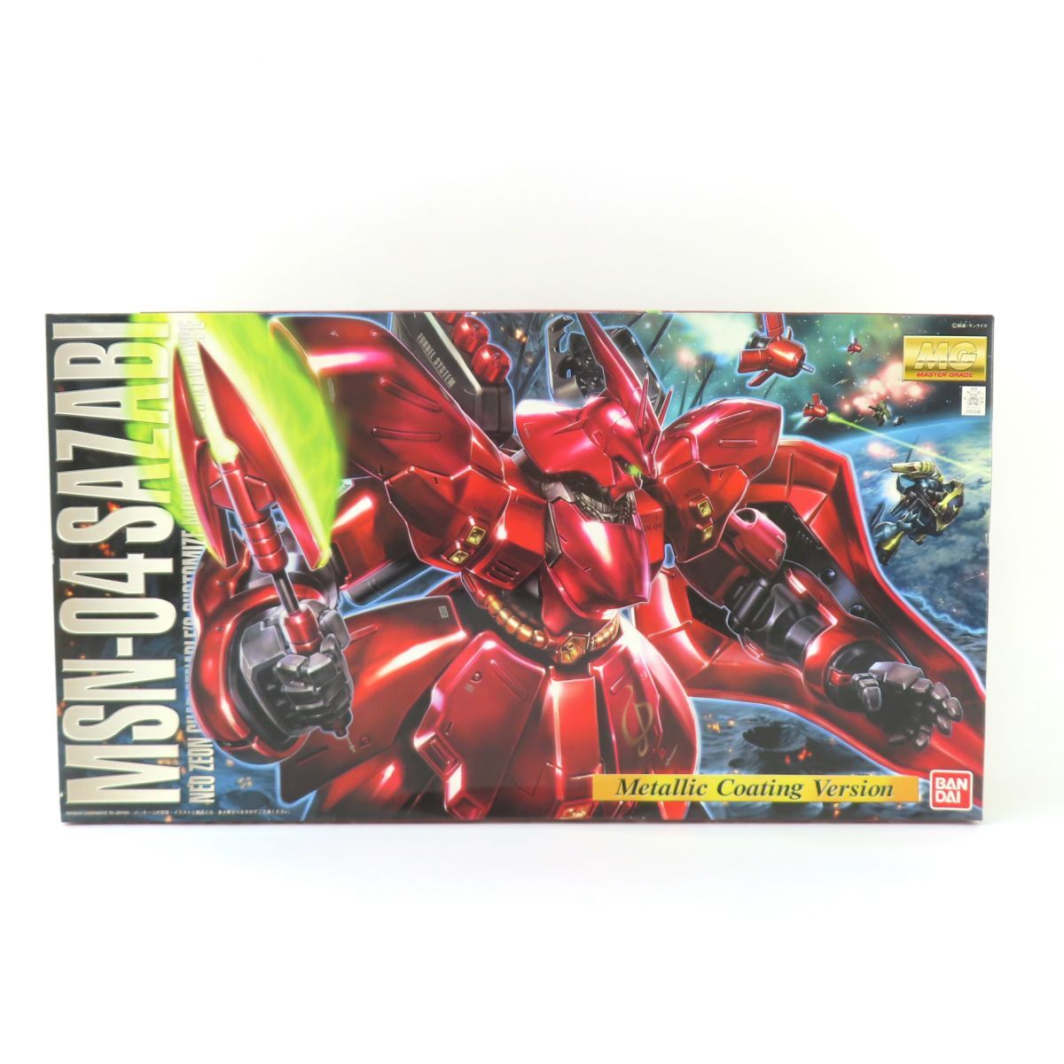 072s 【未組立】バンダイ MG 1/100 機動戦士ガンダム 逆襲のシャア MSN-04 サザビー(メタリックコーティングVer.) プラモデル ※内袋未開封拍卖