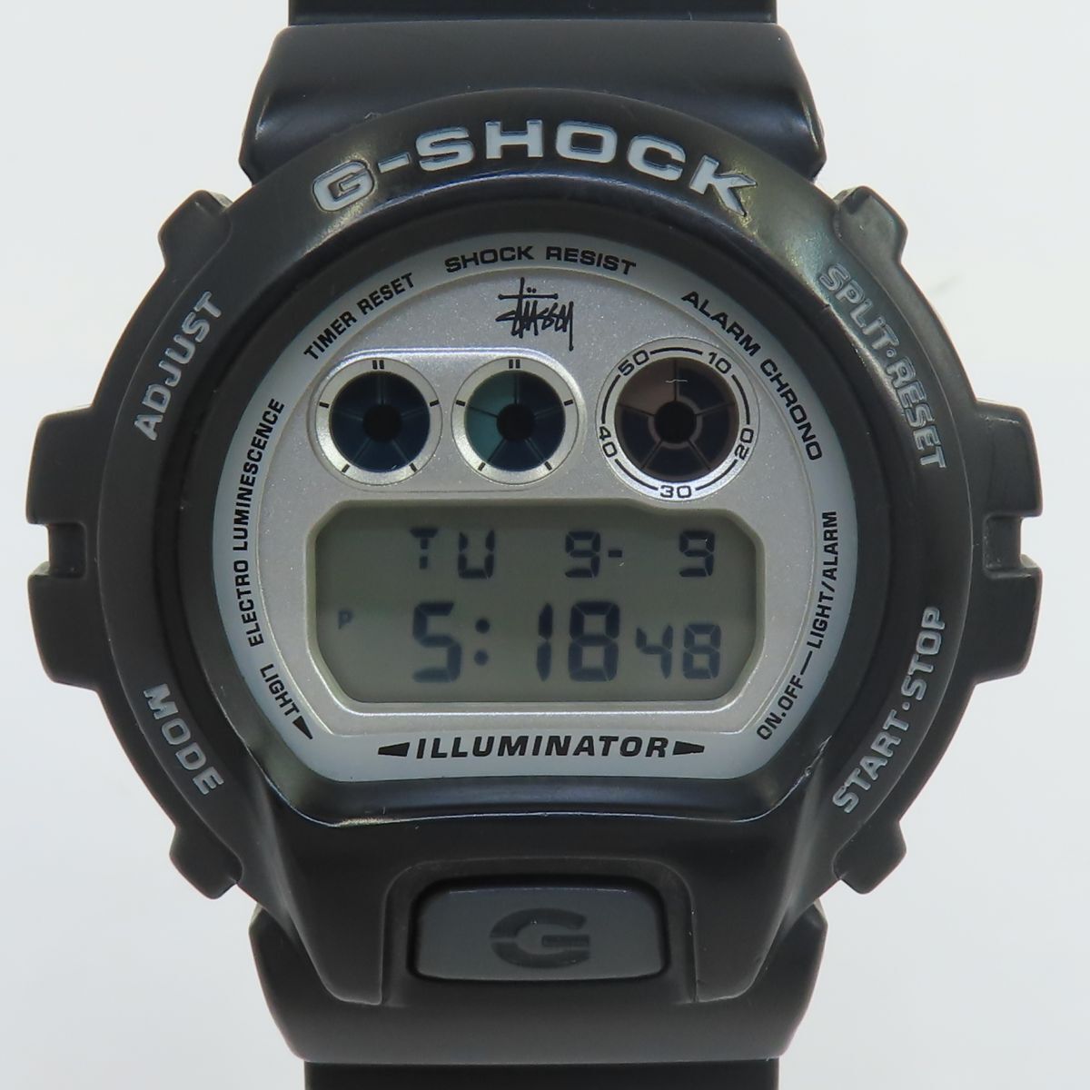 160s CASIO カシオ G-SHOCK STUSSY ステューシー 35周年記念 DW-6900STF クォーツ 腕時計 ※中古拍卖