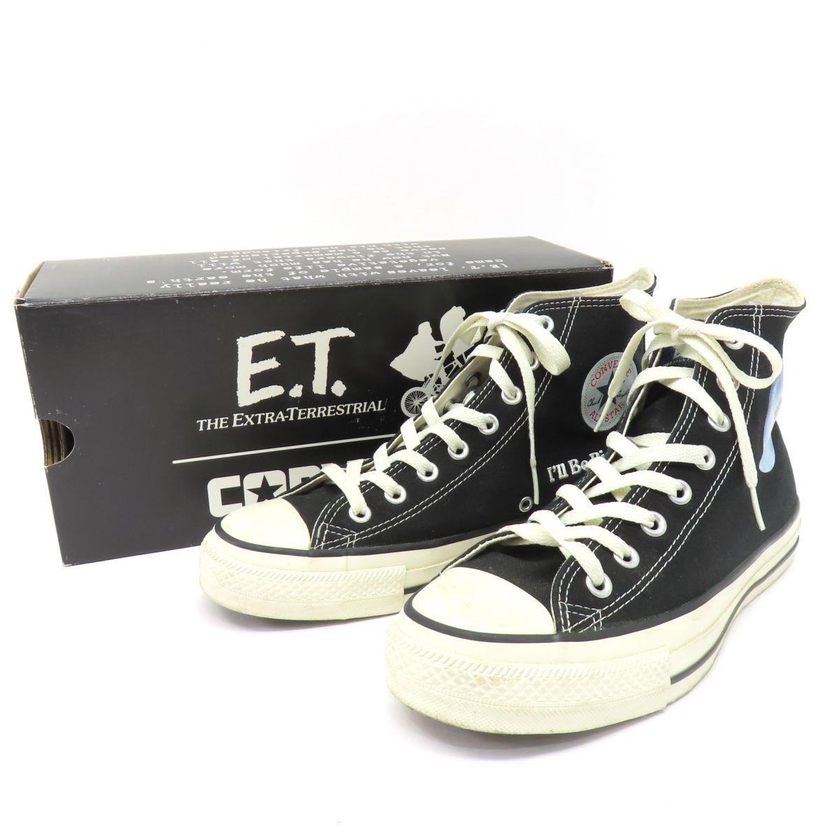 154 CONVERSE × E.T. コンバース ALL STAR R MN HI オールスター ハイ 1SD826 US8.5 27cm 箱有 ※中古拍卖