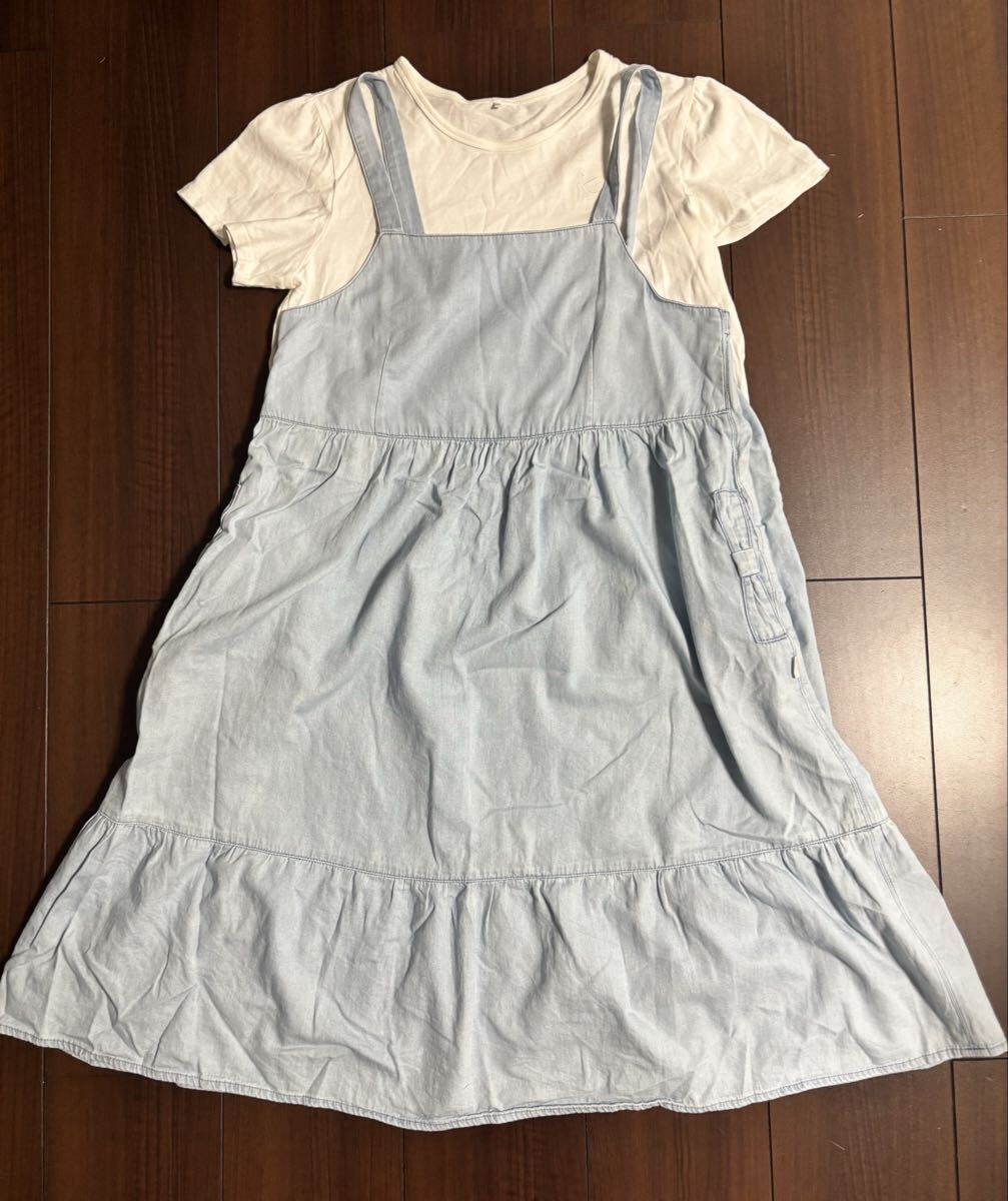 組曲 キッズ ワンピース 半袖Tシャツ セット 160㎝ 女の子拍卖