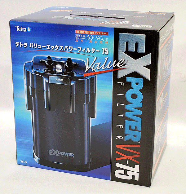 在庫処分 送料無料 テトラ バリューエックスパワーフィルター VX-75 60~90cm水槽適合・外部式フィルター拍卖