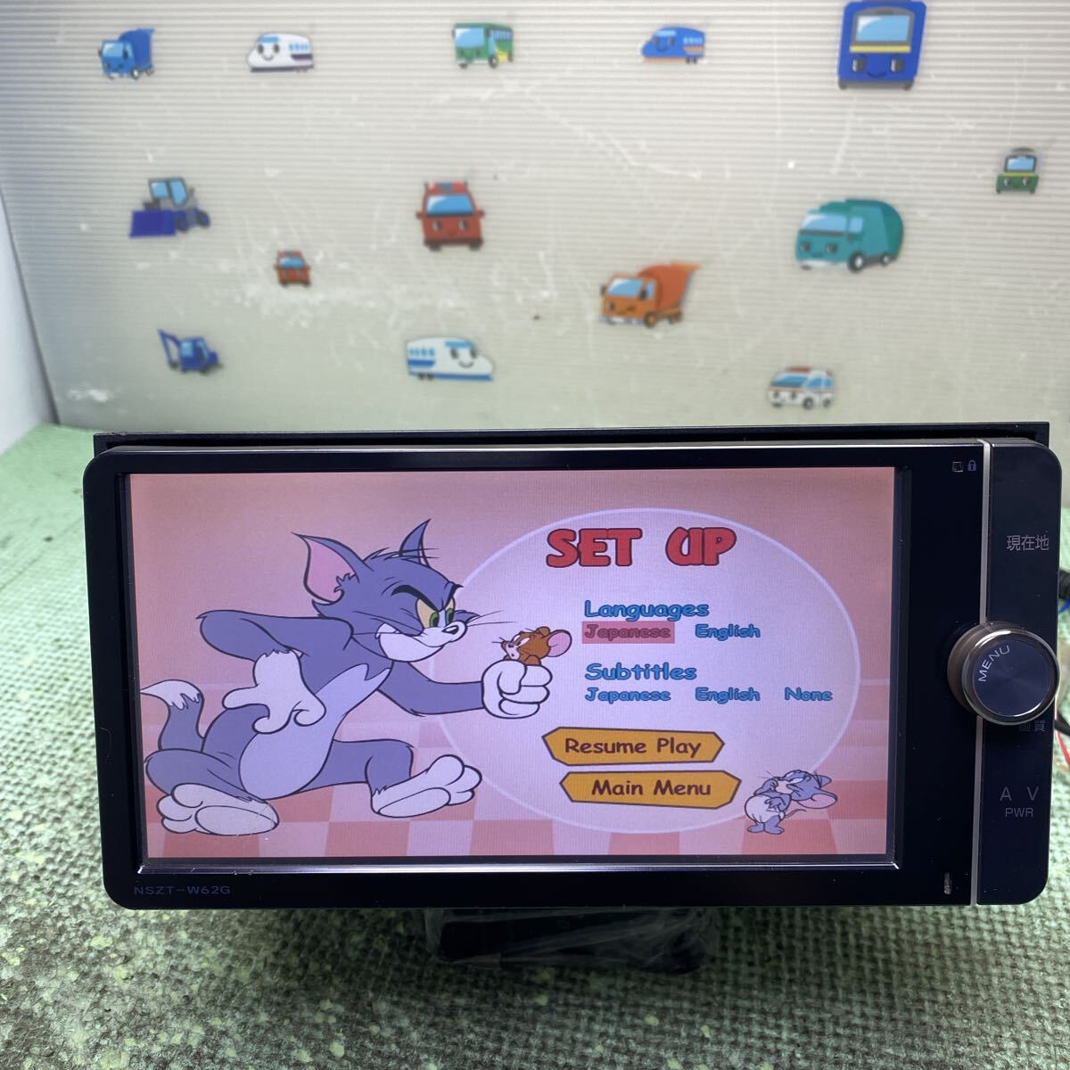 トヨタ純正NSZT-W62G★フルセグTV/DVD/CD/MP3/SD/Bluetooth/USB★キズあり拍卖